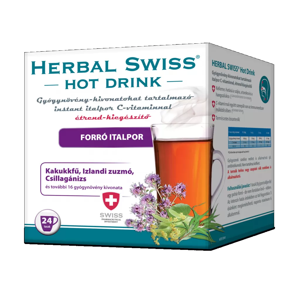 Arany Sas Gyógyszertár - Herbal swiss hot drink 24x