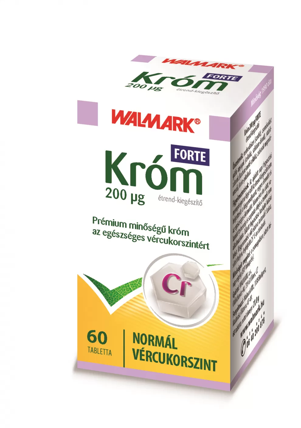 Arany Sas Gyógyszertár - Walmark krom forte tabletta  60x