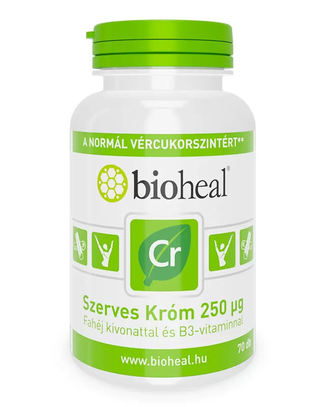 Arany Sas Gyógyszertár - Bioheal szerves természetes króm fahéj b3 tabletta 70x