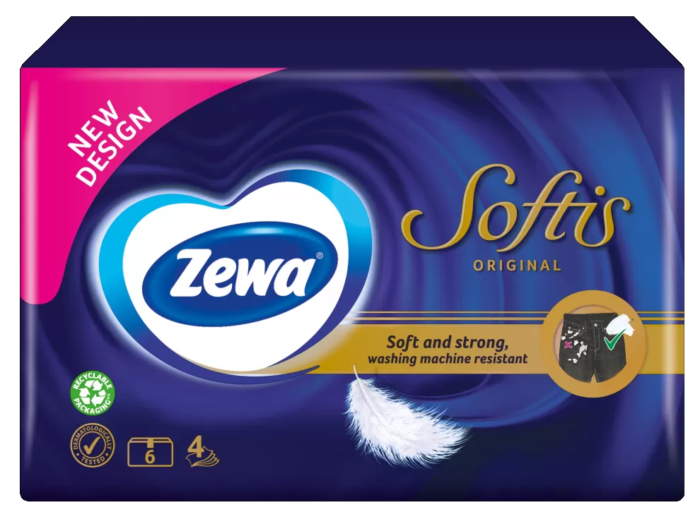 Arany Sas Gyógyszertár - Papírzsebkendő: zewa softis 6x9