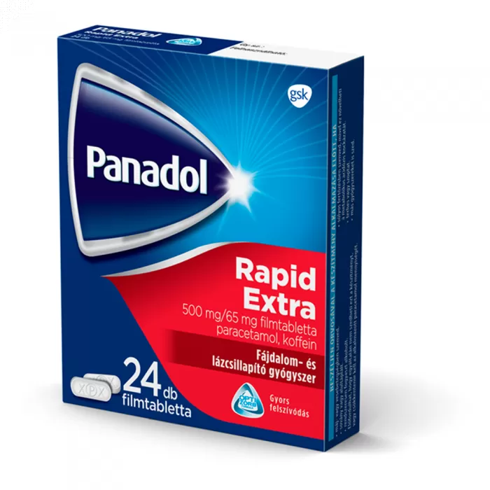 Arany Sas Gyógyszertár - Panadol rapid extra 500mg/65mg filmtabletta 24x