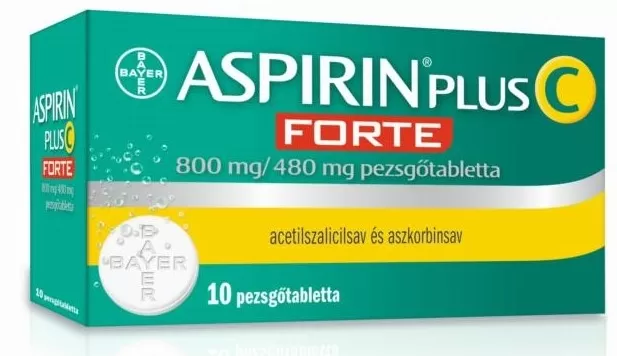 Arany Sas Gyógyszertár - Aspirin plus c forte 800mg/480mg pezsgőtabletta 10x