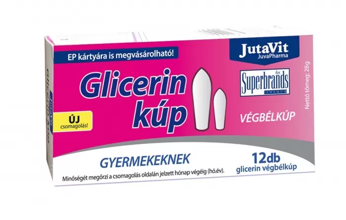 Arany Sas Gyógyszertár - Jutavit glicerin végbélkúp gyermek 12x