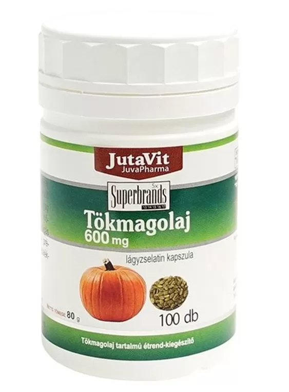 Arany Sas Gyógyszertár - Jutavit tökmagolaj 600mg kapszula 100x