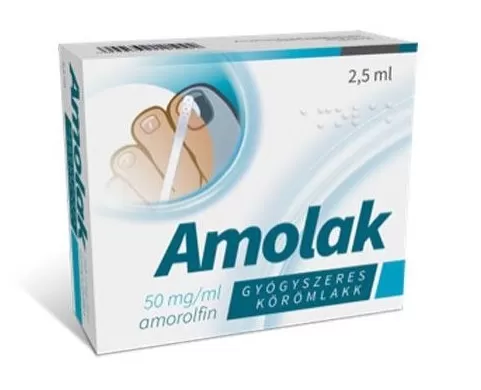 Arany Sas Gyógyszertár - Amolak 50mg/ml gyógyszeres körömlakk 1x2,5ml