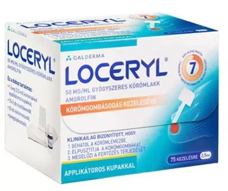 Arany Sas Gyógyszertár - Loceryl 50mg/ml gyógyszeres körömlakk 1x2,5ml