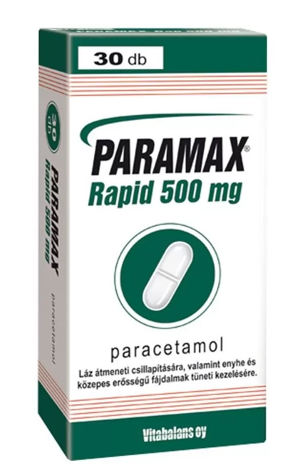 Arany Sas Gyógyszertár - Paramax rapid 500 mg tabletta  30x