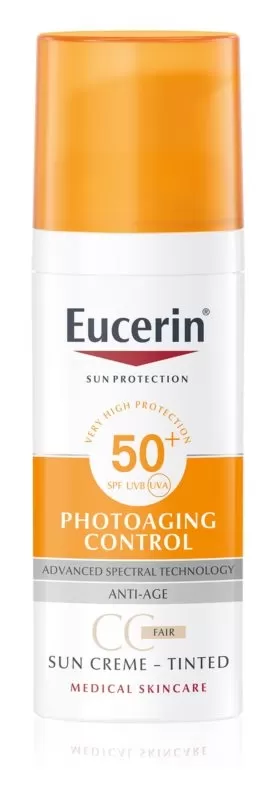 Arany Sas Gyógyszertár - Eucerin sun photoaging control színezett napozó krém ff50+ light 50ml