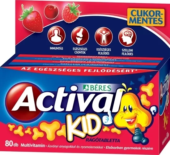 Arany Sas Gyógyszertár - Béres actival kid rágótabletta 80x