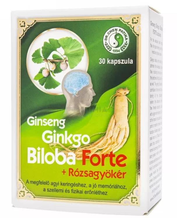 Arany Sas Gyógyszertár - Dr chen ginseng ginkgo forte kapszula  30x
