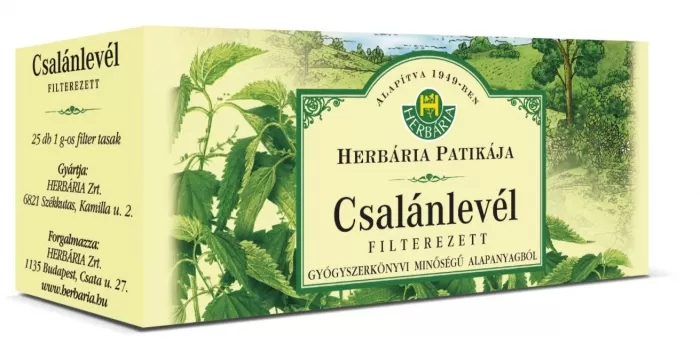 Arany Sas Gyógyszertár - Herbária csalánlevél filteres 25x1g