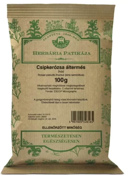 Arany Sas Gyógyszertár - Herbária csipkebogyó tea 100g tasakolt