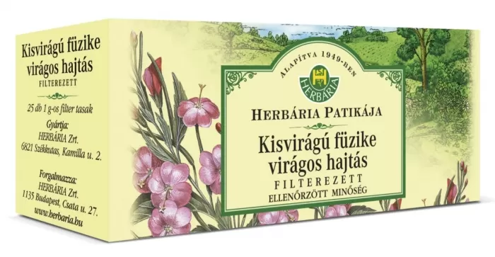Arany Sas Gyógyszertár - Herbária kisviragú füzikefű tea 25x 1g