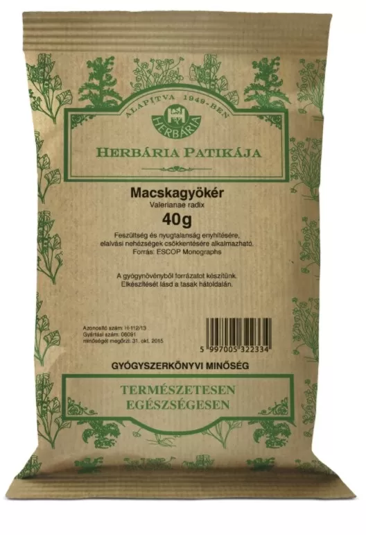 Arany Sas Gyógyszertár - Herbária macskagyökér tea 40 g