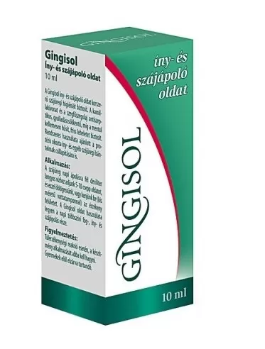 Arany Sas Gyógyszertár - Interherb gingisol plusz fogínyecsetelő oldat 10 ml