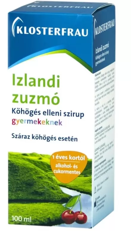 Arany Sas Gyógyszertár - Izlandi zuzmó szirup gyermek 100ml