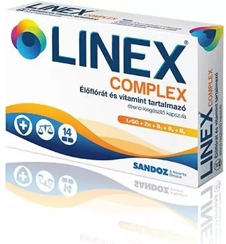 Arany Sas Gyógyszertár - Linex complex előflórás étrendkiegészítő kapszula  14x