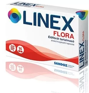 Arany Sas Gyógyszertár - Linex flora élőflórás étrendkiegészítő kapszula 14x