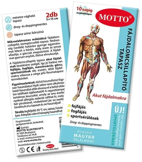 Arany Sas Gyógyszertár - Motto tapasz kék