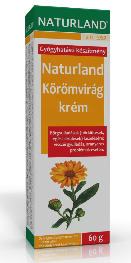Arany Sas Gyógyszertár - Naturland körömvirág krém  60g (ogyi)