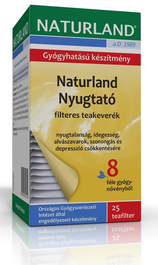 Arany Sas Gyógyszertár - Naturland nyugtató tea filteres    25x1.5g