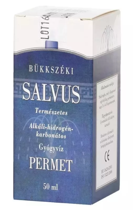Arany Sas Gyógyszertár - Salvus gyógyvíz permet (kék) 50 ml