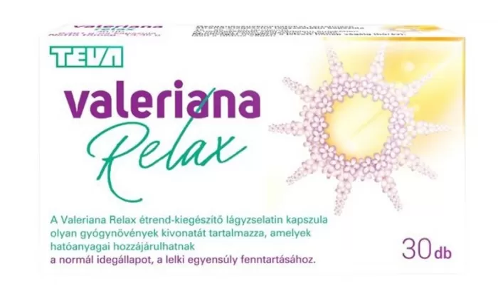 Arany Sas Gyógyszertár - Valeriana relax gyógynövény lágyzselatin kapszula 30x