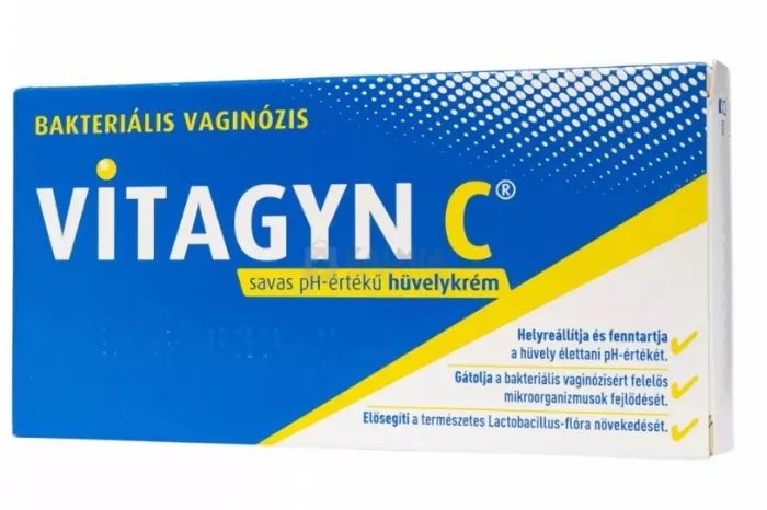 Arany Sas Gyógyszertár - Vitagyn c hüvelykrém 1x 30g +6 applikátor