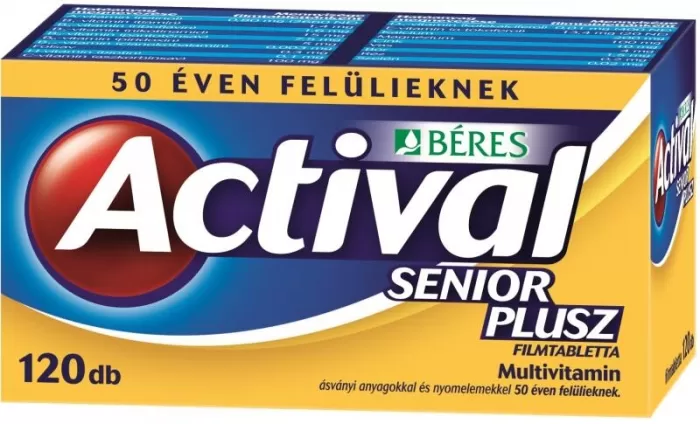 Arany Sas Gyógyszertár - Actival senior plusz filmtabletta 120x