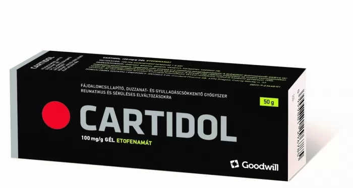 Arany Sas Gyógyszertár - Cartidol 100mg/g gél 1x 50g
