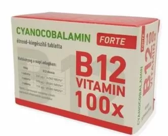 Arany Sas Gyógyszertár - Cyanocobalamin 250mcg forte tabletta 100x ergo