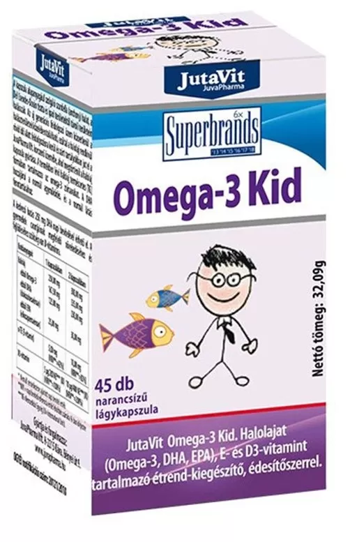 Arany Sas Gyógyszertár - Jutavit omega-3 kid rágókapszula 45x