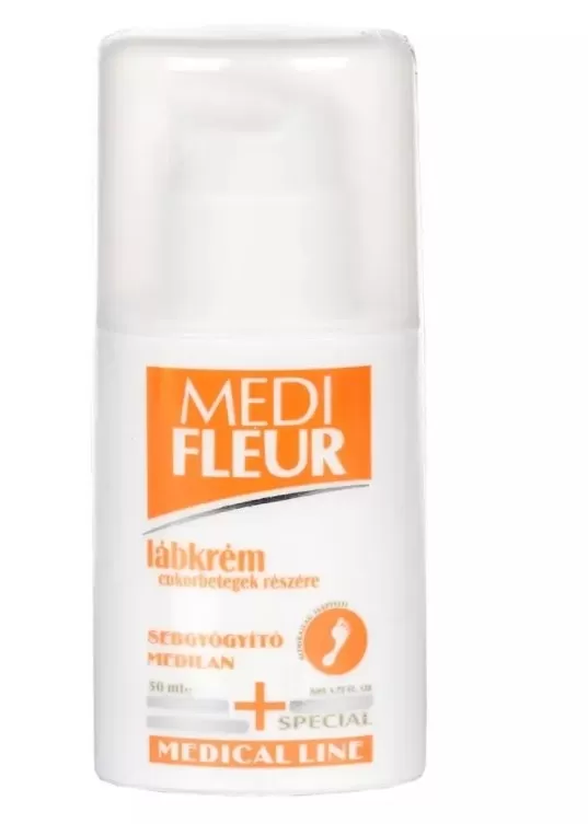 Arany Sas Gyógyszertár - Medi fleur lábkrém cukorbetegeknek 50ml