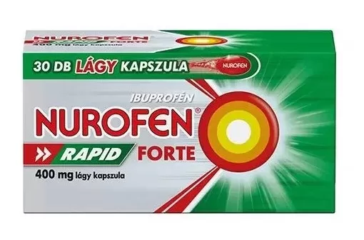 Arany Sas Gyógyszertár - Nurofen rapid forte 400mg lágy kapszula 30x