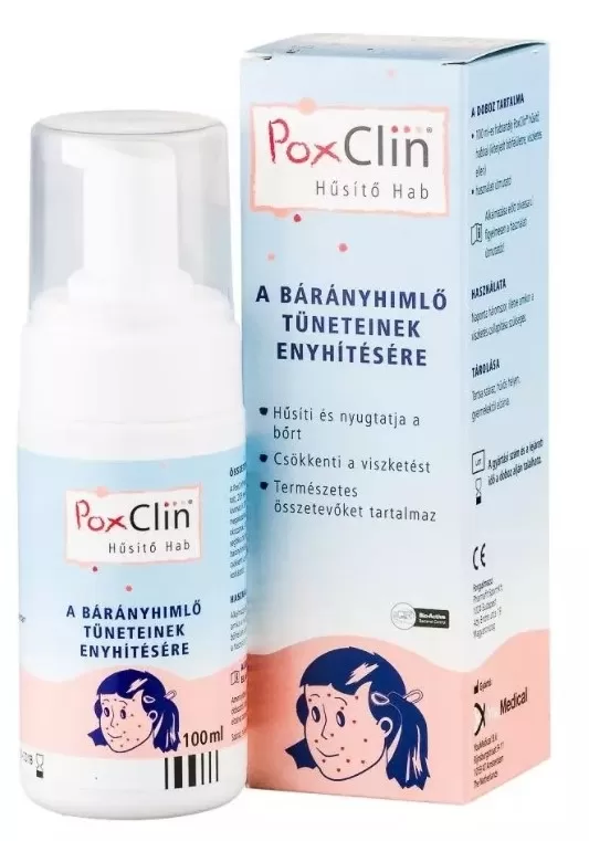 Arany Sas Gyógyszertár - Poxclin hab bárányhimlő tünet enyhítésére 100ml