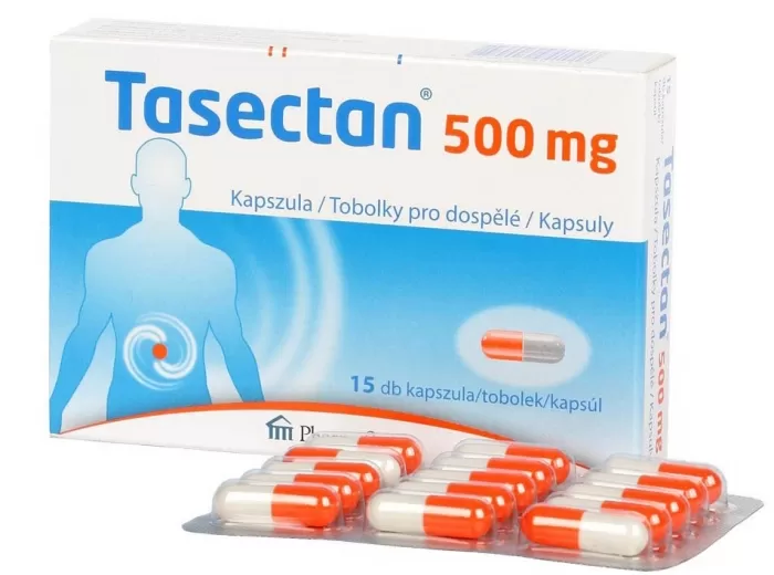 Arany Sas Gyógyszertár - Tasectan 500mg kapszula 15x
