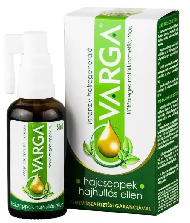 Arany Sas Gyógyszertár - Varga hajcseppek hajregeneráló  50 ml