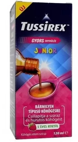 Arany Sas Gyógyszertár - Tussirex junior szirup köhögésre 120ml