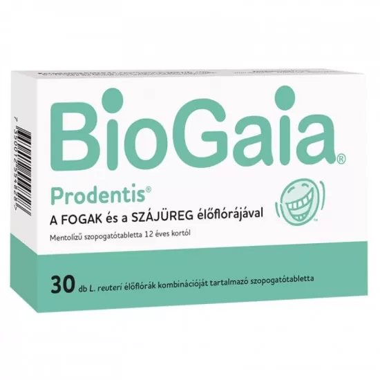 Arany Sas Gyógyszertár - Biogaia prodentis szopogató tabletta mentolos 30x