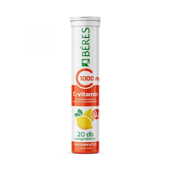 Arany Sas Gyógyszertár - Béres c 1000mg cukmentes pezsgőtabletta citromos 20x