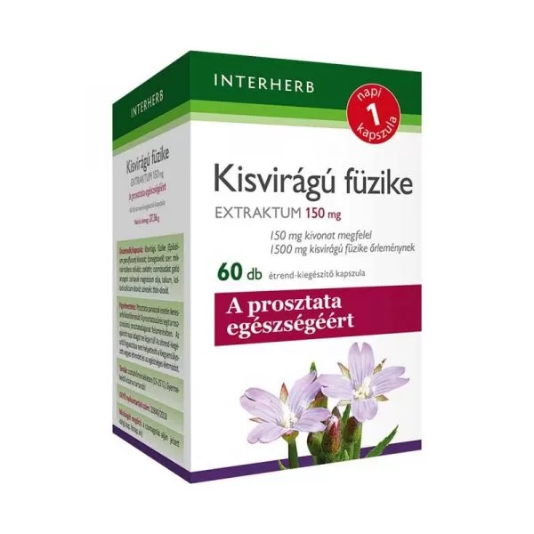 Arany Sas Gyógyszertár - Interherb napi 1 kisvirágú füzike extratkum kapszula 30x