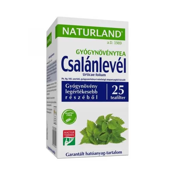 Arany Sas Gyógyszertár - Naturland csalanlevél filteres 25x1g