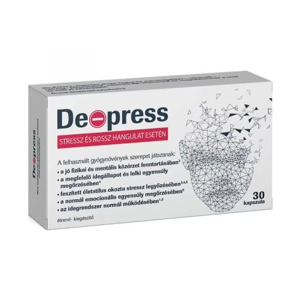 Arany Sas Gyógyszertár - De-press étrendkiegészítő kapszula 60x