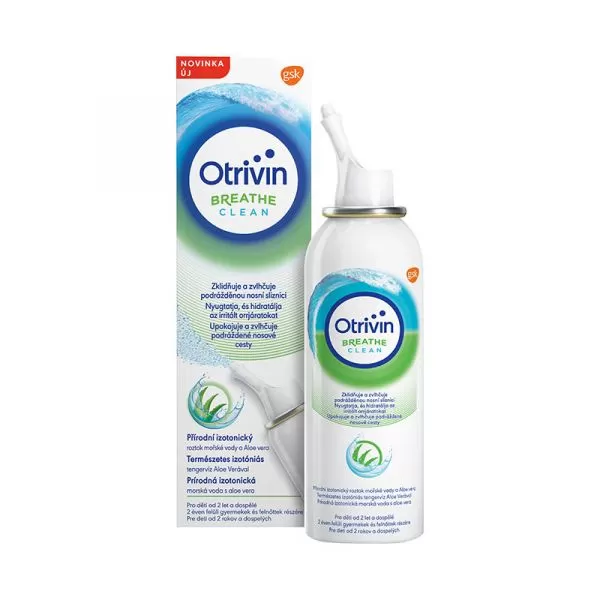 Arany Sas Gyógyszertár - Otrivin breathe clean tengervizes aloe orrspray 100ml