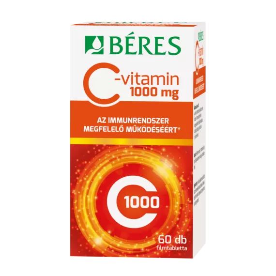 Arany Sas Gyógyszertár - Béres c-vitamin 1000mg filmtabletta 60x