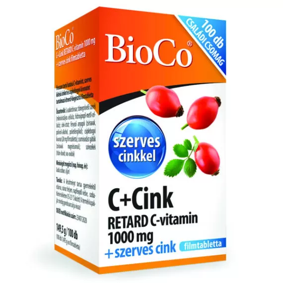 Arany Sas Gyógyszertár - Bioco c+cink retard 1000mg tabletta 60x