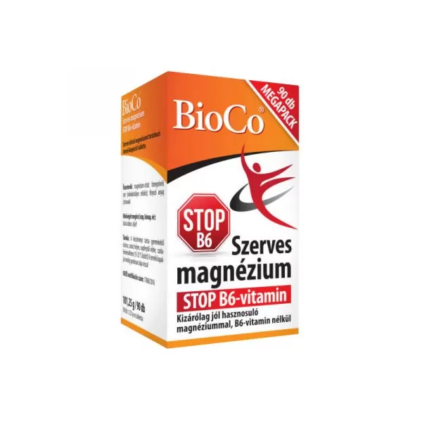 Arany Sas Gyógyszertár - Bioco szerves magnézium stop b6 tabletta 90x