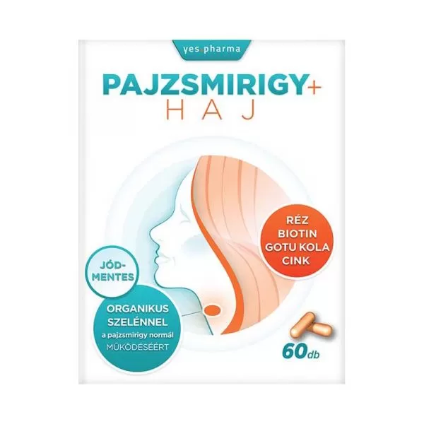 Arany Sas Gyógyszertár - Yespharma pajzsmirigy+haj kapszula 60x