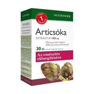 Arany Sas Gyógyszertár - Interherb napi 1 articsóka kapszula 60x