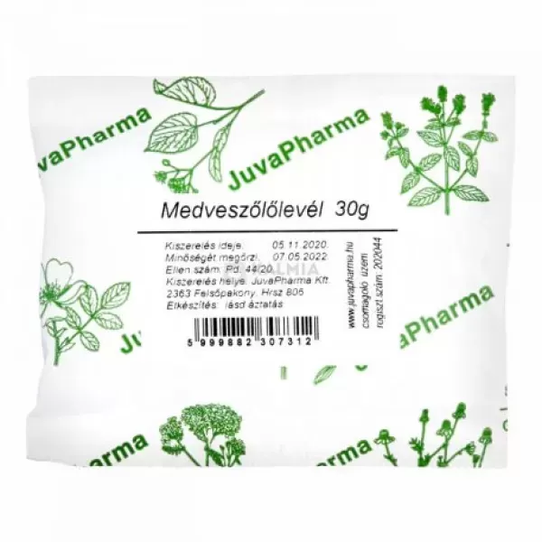 Arany Sas Gyógyszertár - Juvapharma medveszőlő level tea 30g